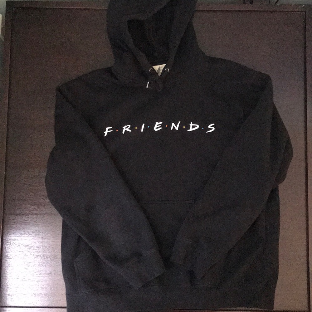 Unisex “Friends” Black Hoodie size L
